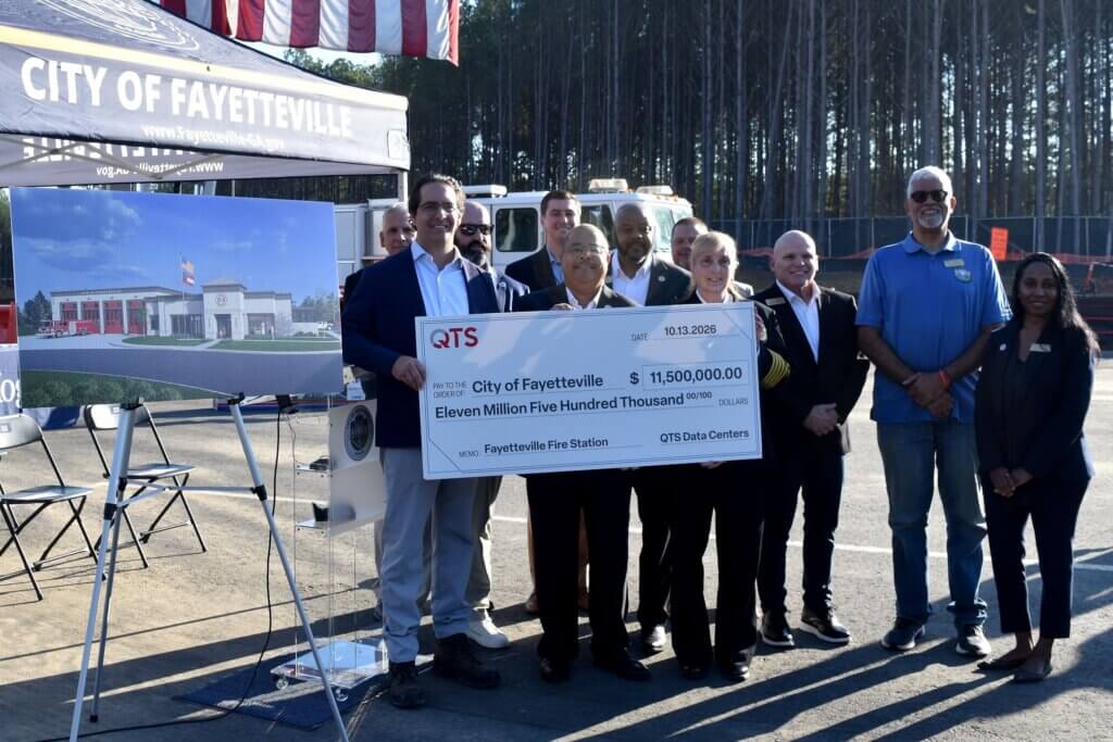 Fayetteville Fire Department and QTS Break Ground on New Station 93 on City’s West Side